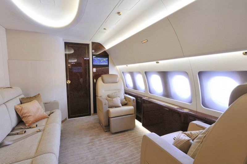Airbus a380 Business Jet внутри