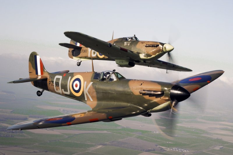 Самолет Британии второй мировой Supermarine Spitfire