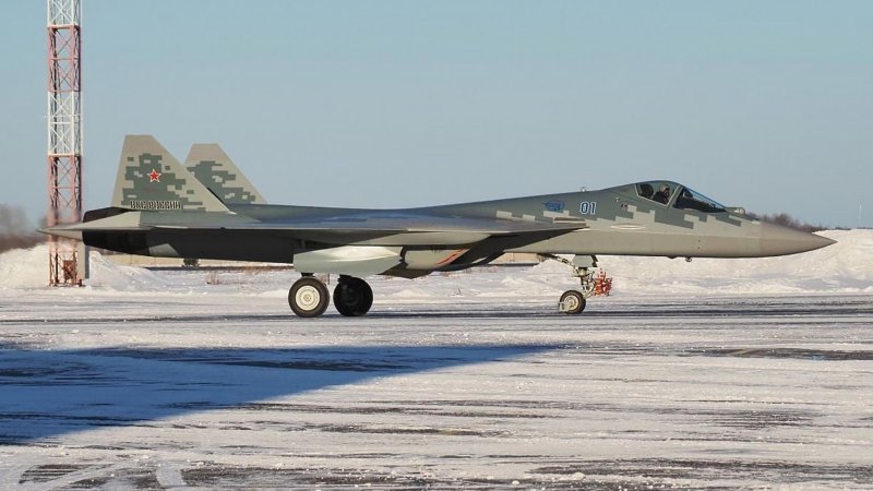 Су-57 бортовой номер 057