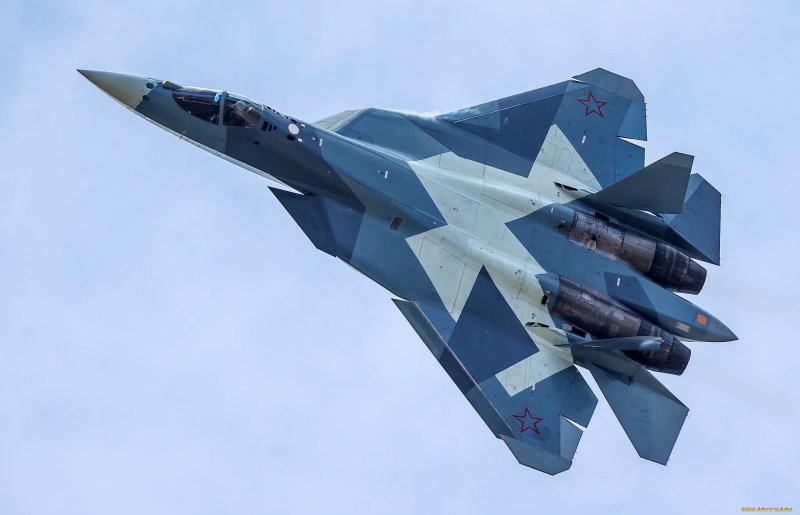 Су-57 реактивный самолёт