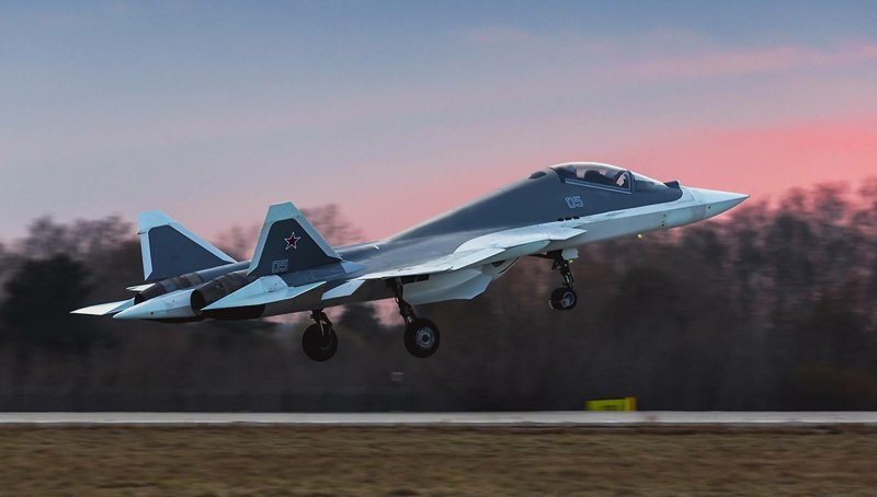 Су-57 реактивный самолёт