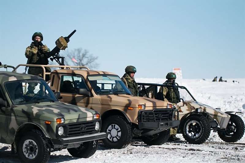 Лада 4х4 военный