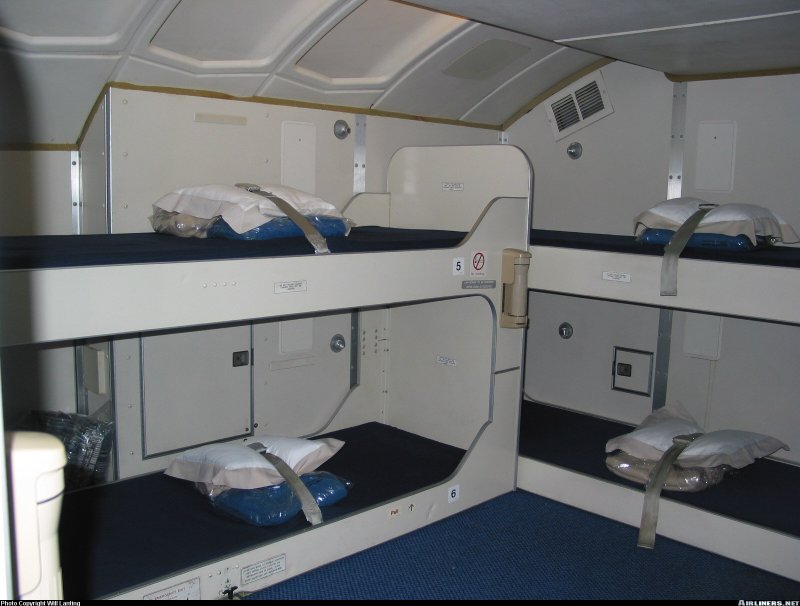 Боинг 777 спальное место экипажа