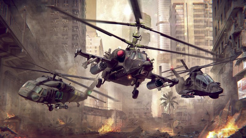 Modern War Choppers для андроид