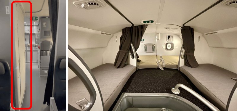 Боинг 777 комната отдыха экипажа