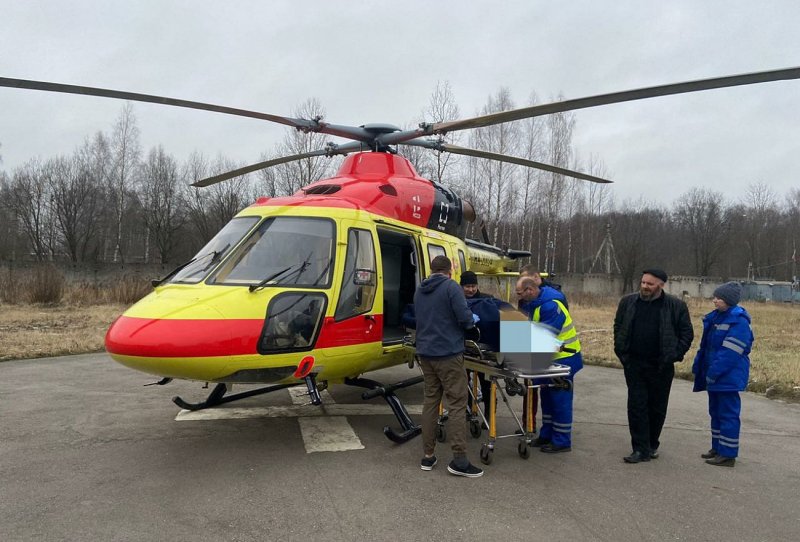 Вертолет Bell 407 санавиации