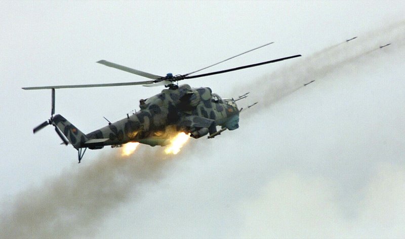 Вертолет ми-8 и ми-24