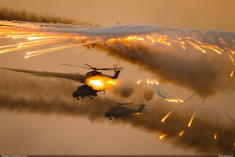 Ми-24 в бою
