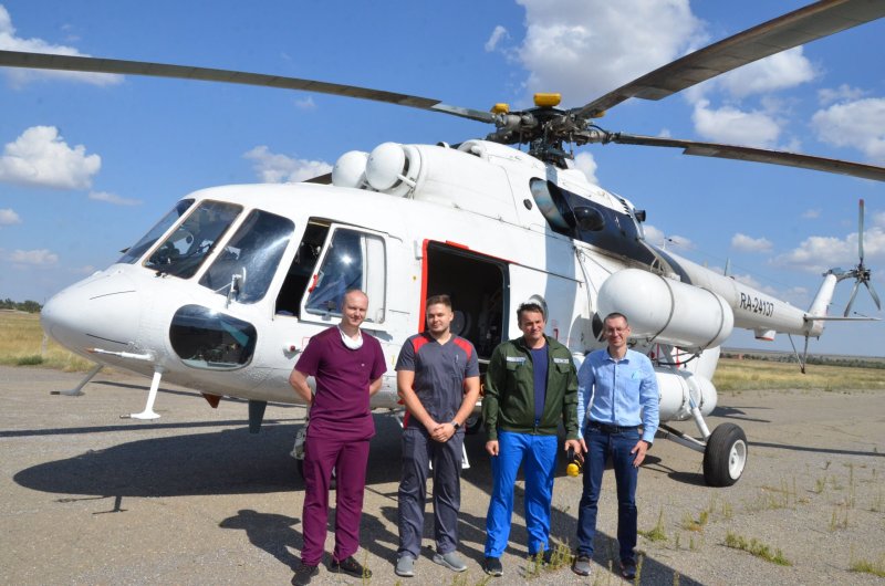 Ми-8 вертолёт Сан авеация