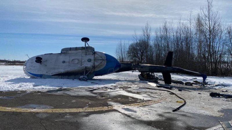 Взоран вертолеты в Псковской области