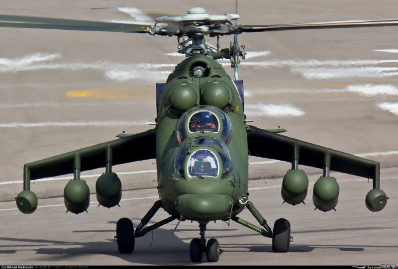 Ми-35мс армейский ударный вертолёт