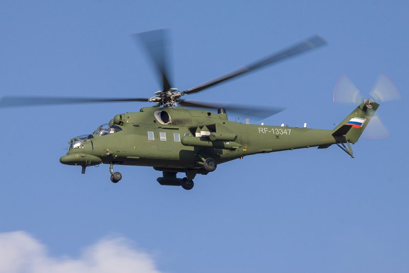 Ми-35 МС вертолет салон