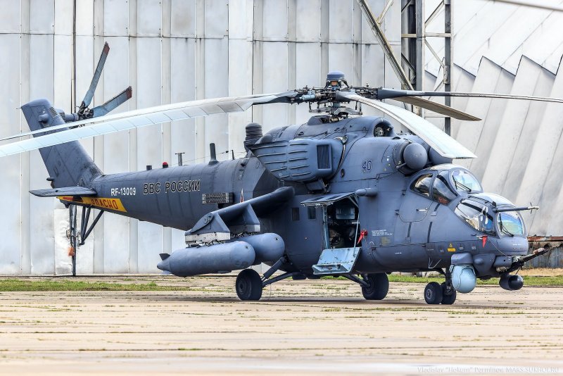 Ми-35мс армейский ударный вертолёт