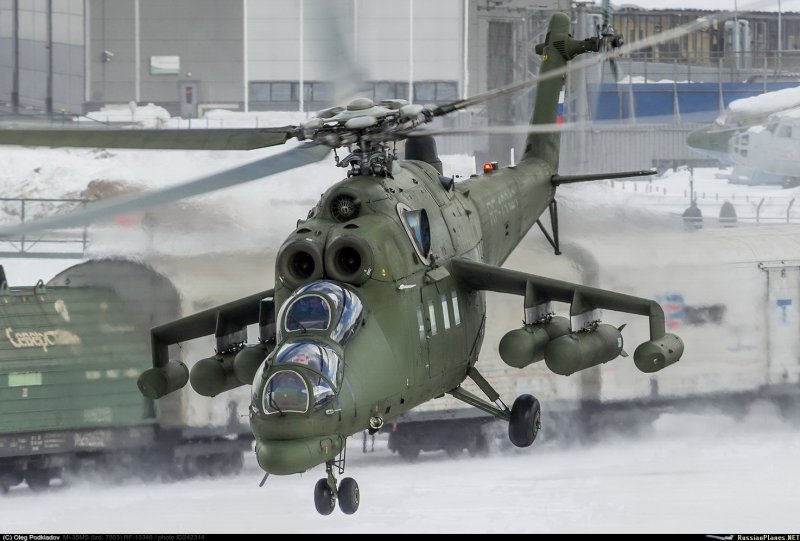 Ми-35мс армейский ударный вертолёт