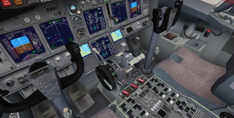 Boeing 737-600 кабина