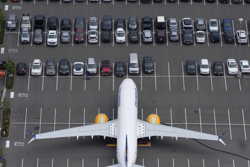 Boeing 737 самолет сверху