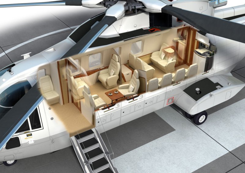 AGUSTAWESTLAND aw101 VIP салон