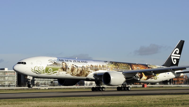 Самолет авиакомпании Air New Zealand