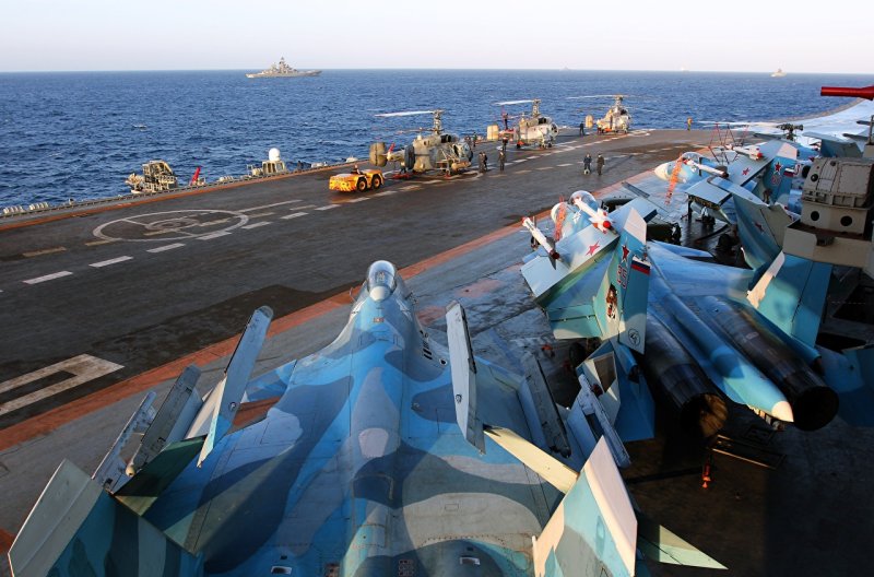 Су-33 на Адмирале Кузнецове