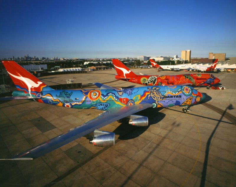 Qantas ливрея