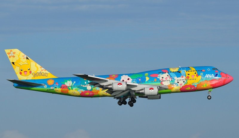 Boeing 747-400 необычные ливреи