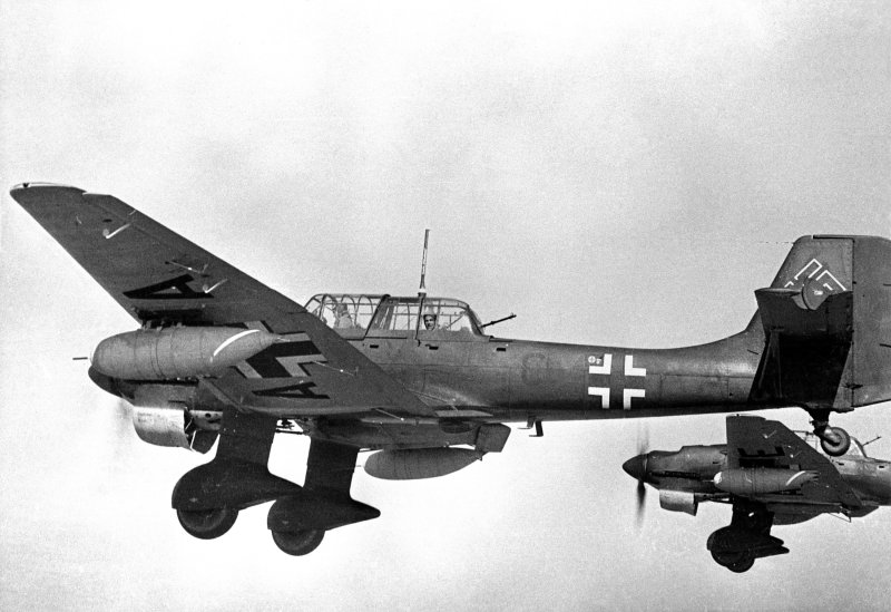 Junkers 87 германский бомбардировщик