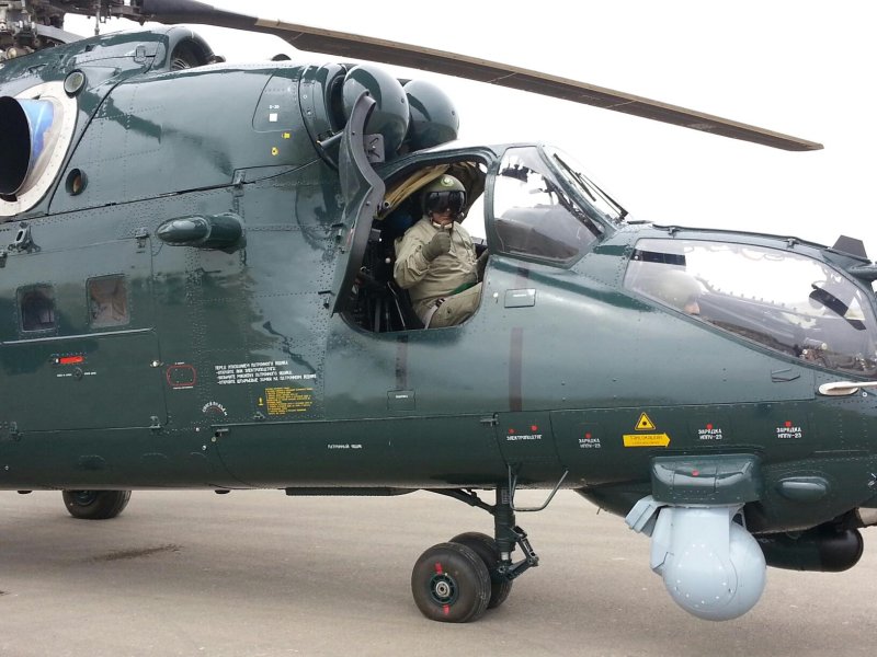 Ми-35мс армейский ударный вертолёт