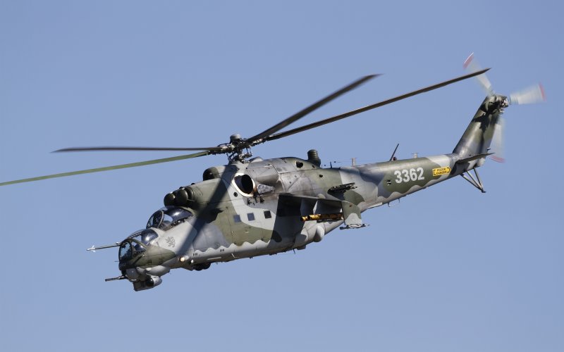 Ми-35мс армейский ударный вертолёт