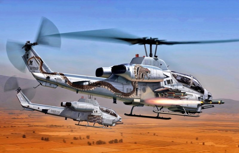 Вертолета Bell Ah-1z Cobra