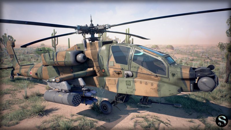 Вертолет Ah-64a Apache арт
