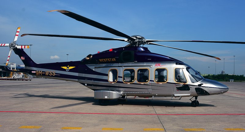 Aw189 вертолет Роснефть
