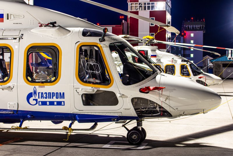Augusta aw189 вертолет Газпромавиа