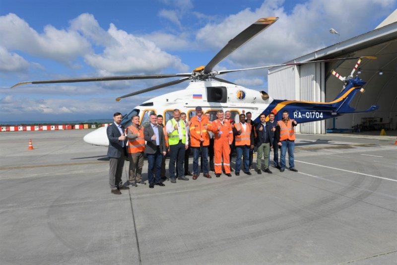 Augusta aw189 вертолет Газпромавиа