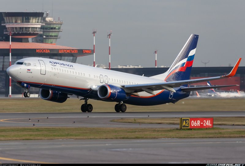 Самолёт Аэрофлота Боинг 737 VP-BKN