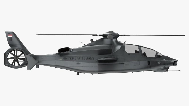 Bell 360 Invictus 3d model reconnaissance aircraft