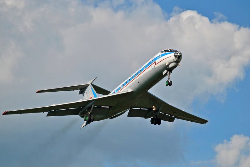 Ту 134 взлет