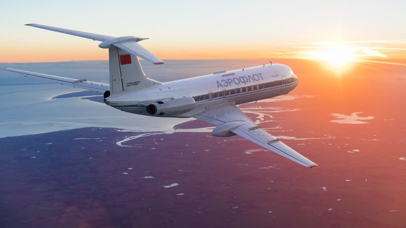 Ту-134 реактивный самолёт