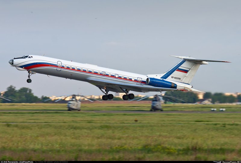 Ту 134 на аэродроме в Ростове-на-Дону