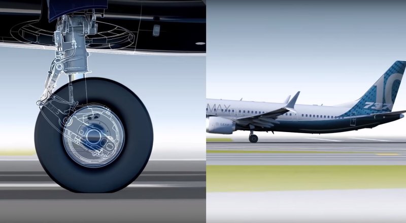 Шасси b737