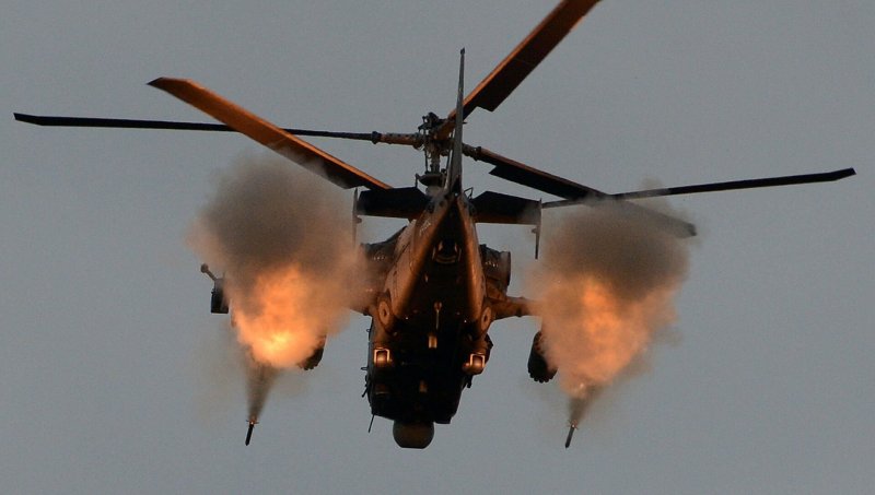 Ка-52 вертолёт Аллигатор в Сирии