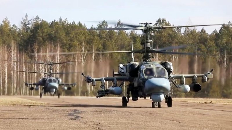 Вертолёт к-52 Аллигатор