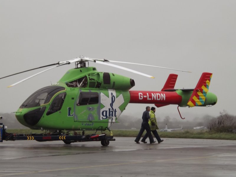 Md900 вертолет вид сзади