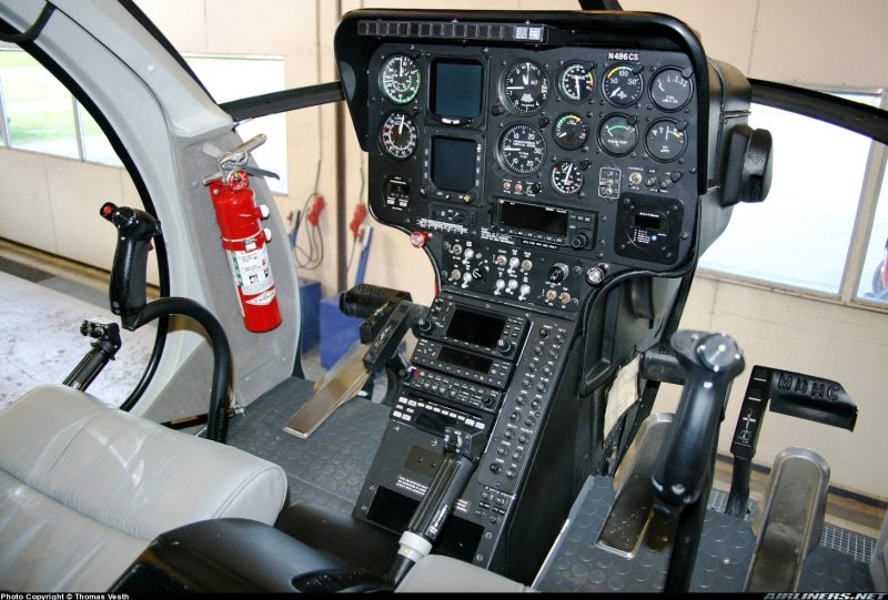 Вертолет MD 520n Cockpit