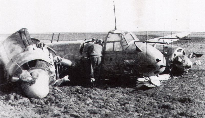 Сбитый Юнкерс Юнкерс 88