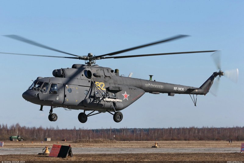 Вертолёт ми-8 военный