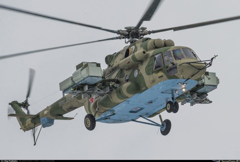 Вертолёт ми-8 РЭБ
