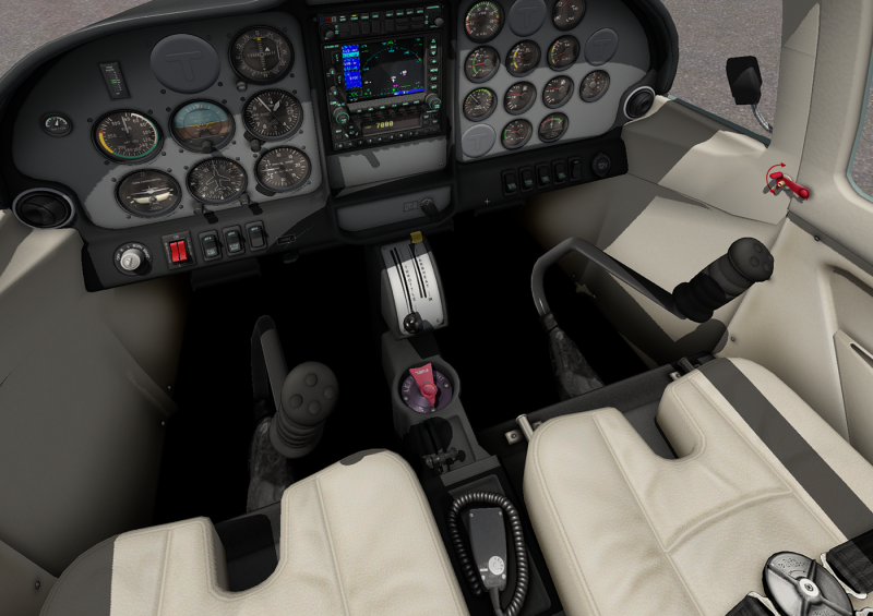 Tecnam p2002 кабина