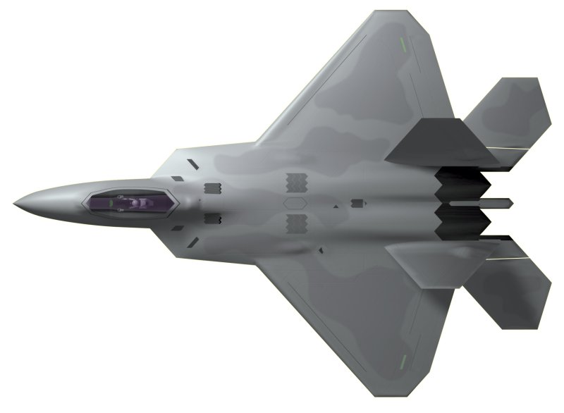 F 22 сверху