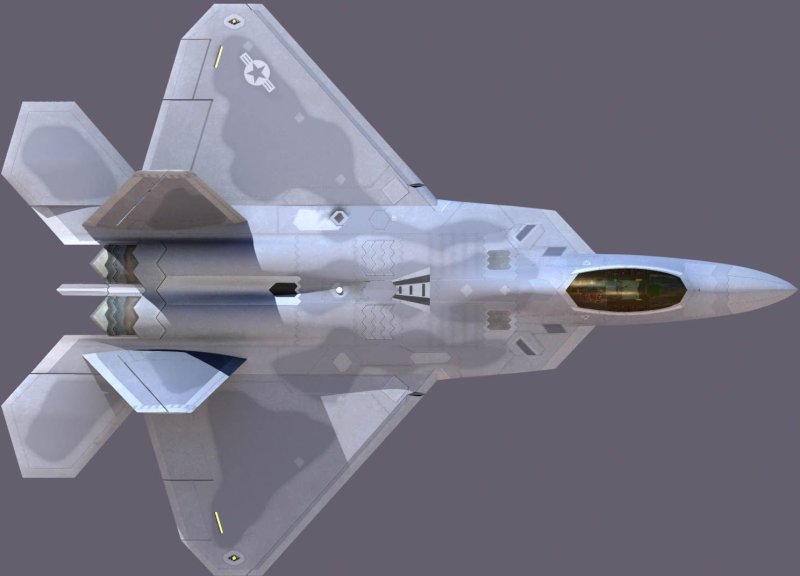 F 22 Raptor сверху