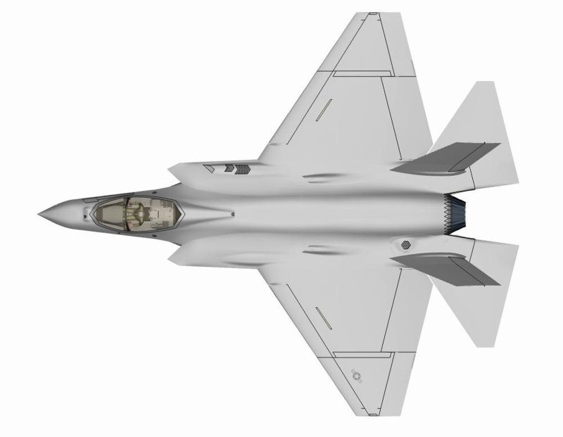 F 35 чертеж